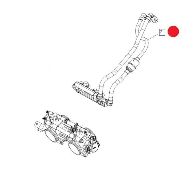 ASM-FUEL LINE SUPPLY SDI RUSH   (87-07359)